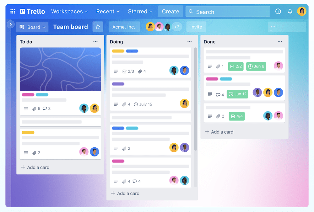 organiser ses revisions avec trello